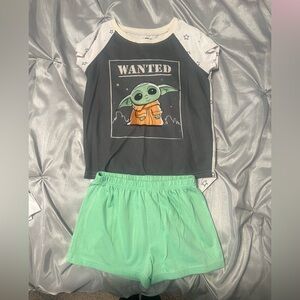 Baby Yoda Pajama Set